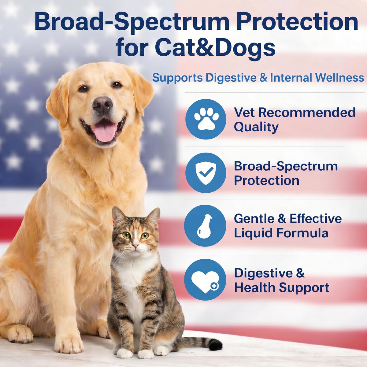 Dog & Cat Worm Care Liquid 3.38 fl oz V823795