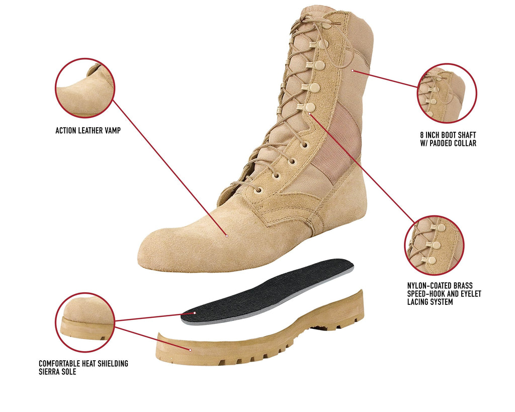 8 Inch Tactical Boots J143