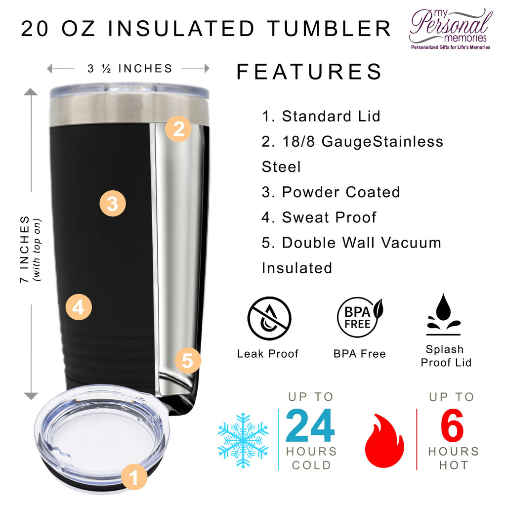 Set of 2 Stainless Steel Double Wall Vacuum Insulated Travel Tumbler Z49414