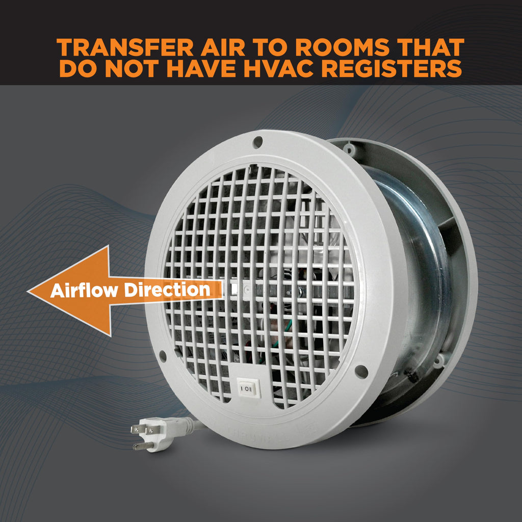 ThruWall Transfer Fan, 200-440 Sq Ft, 10-Ft Cord, 2-Speed D663843