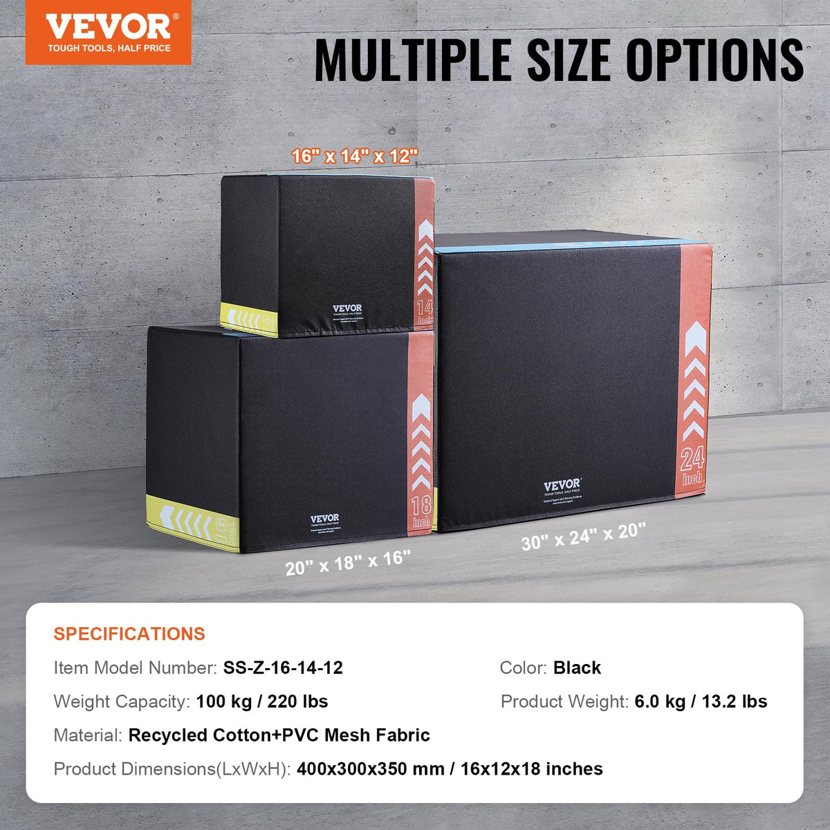 3 in 1 Plyometric Jump Box Q297669
