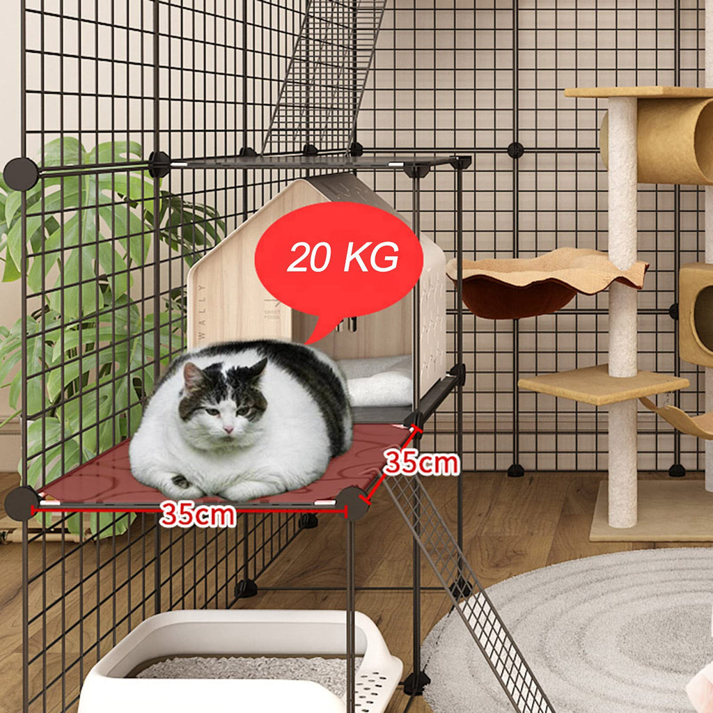 Metal Wire Small Animal Cage 111 * 111 * 146cm O183