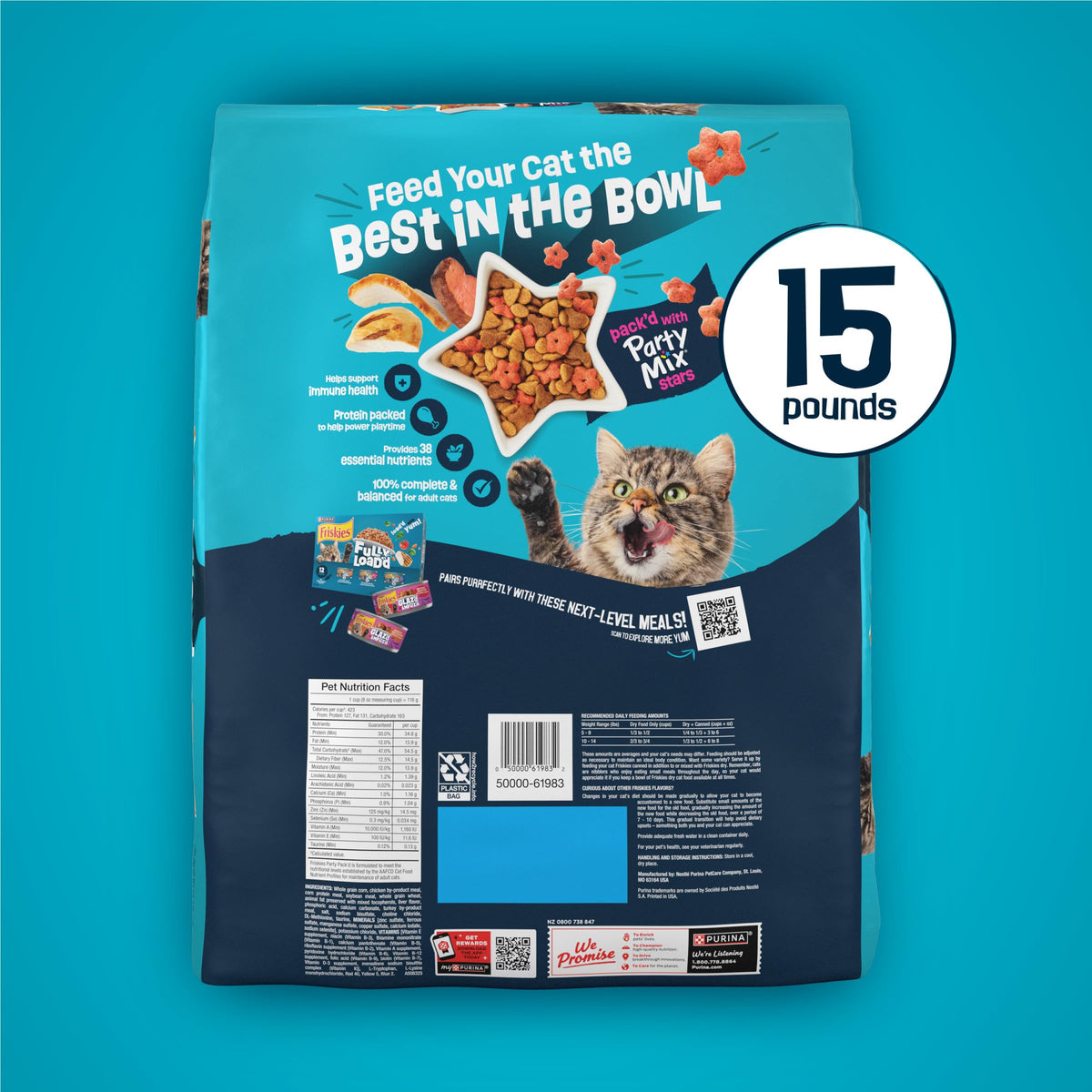 Dry Cat Food 15 lb. Bag G75867