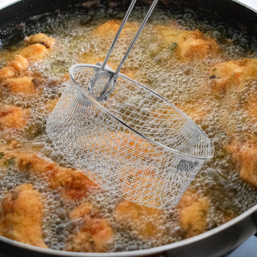 Deep Fryer Basket with Handle Q375406