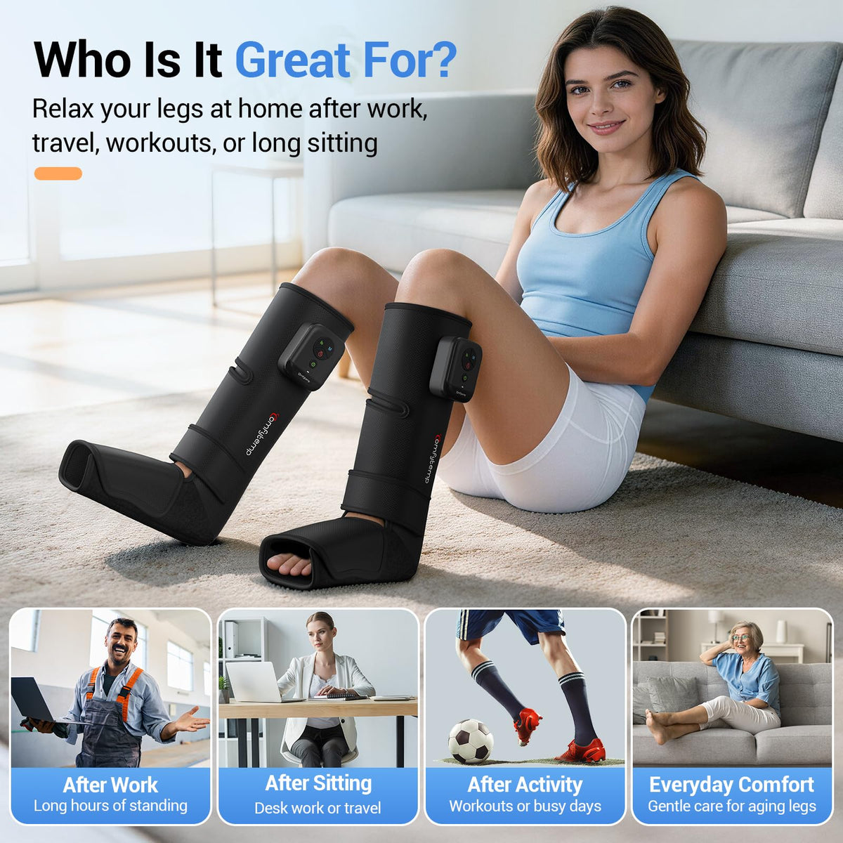 Air Compression Leg Massager K33897