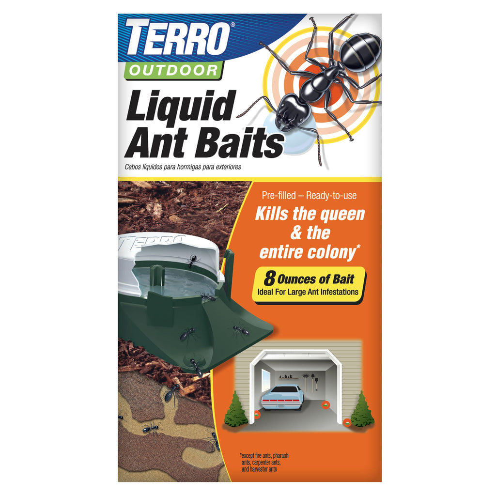 Outdoor Liquid Ant Bait Killer and Trap 8 Bait Stations Z95808