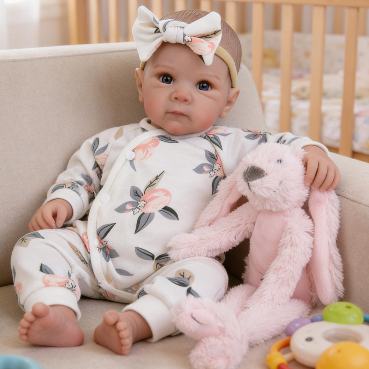 20 Inch Lifelike Reborn Baby Dolls Girl with Poseable Body X268