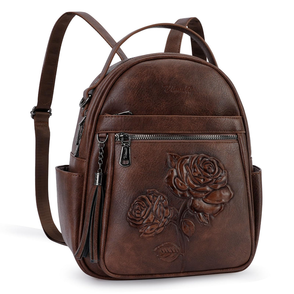 Vegan Leather Mini Backpack Purse G80622