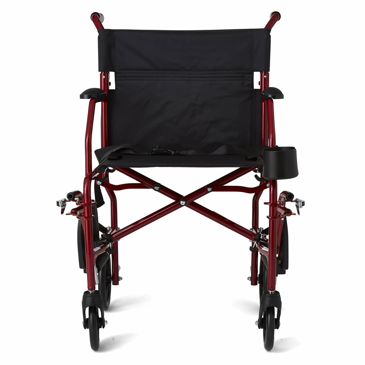 Ultra Lightweight Foldable Transport Wheelchair 19-Inch Seat N79198