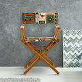 Director's Chair Honey Oak Cotton Wood Finish K5953