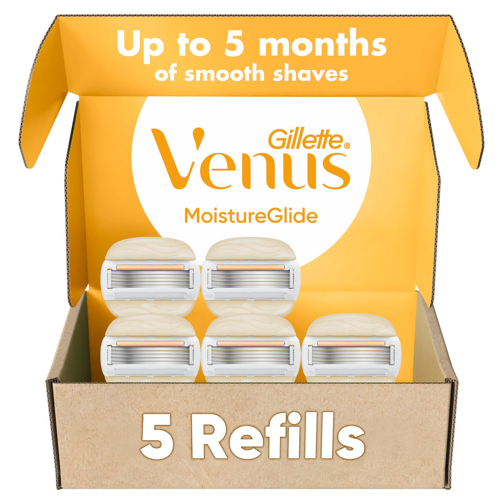 5 Refill Cartridges Razor Blades with Shave Gel Bars N687418