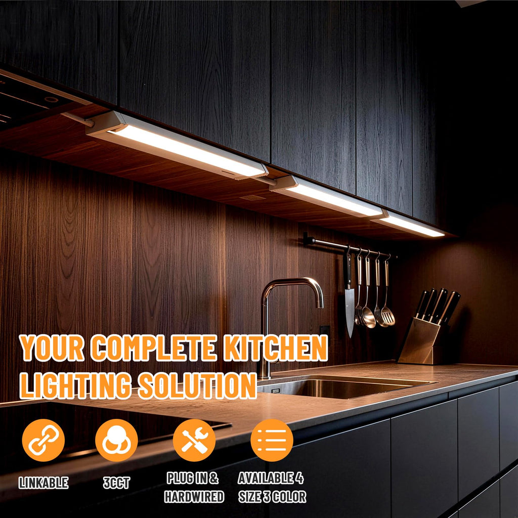 24" 4Pack Swivel Under Cabinet Lighting N80143
