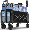Foldable Collapsible Wagon Cart with Adjustable Handle C1389