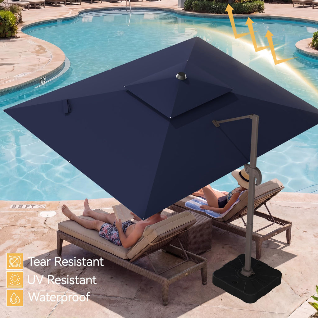 Cantilever Patio Umbrella with Base Q219067