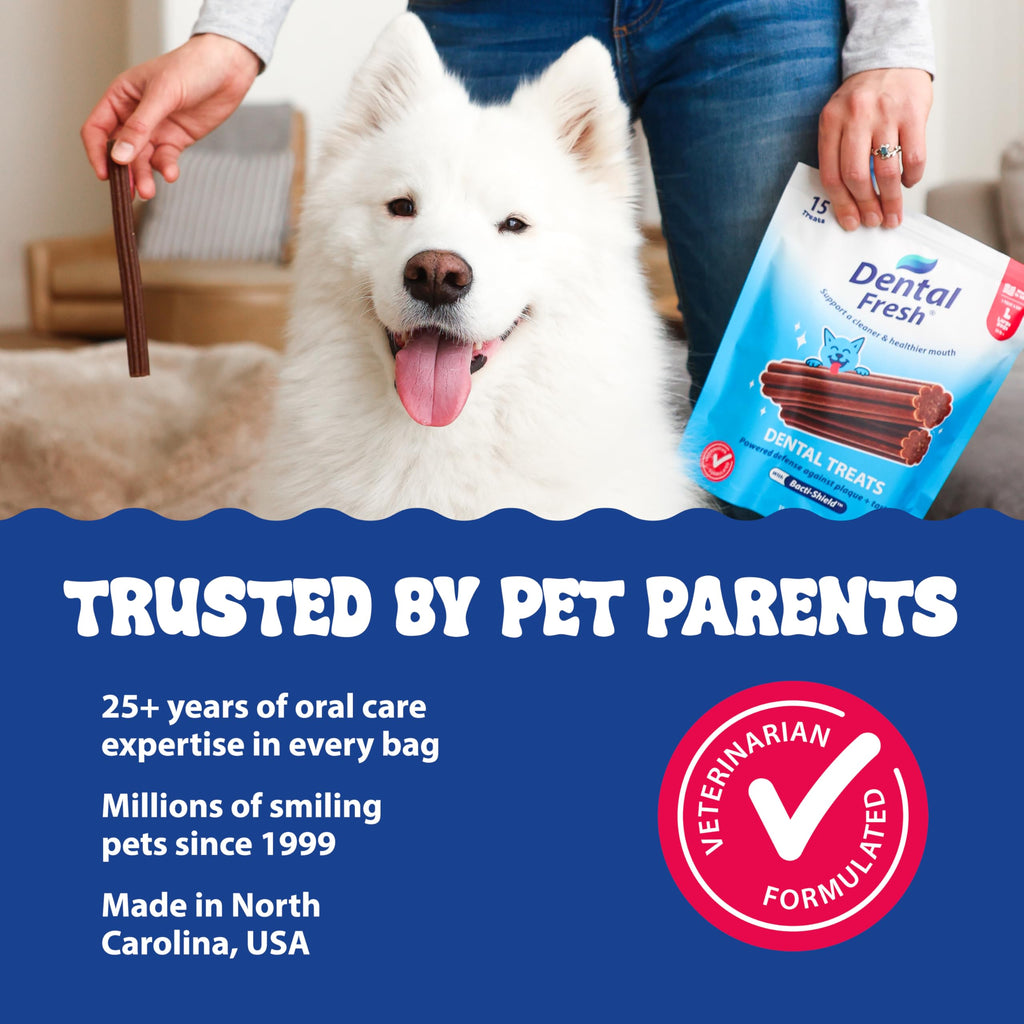15 Ct Dental Treat Sticks for Large Dogs R6896