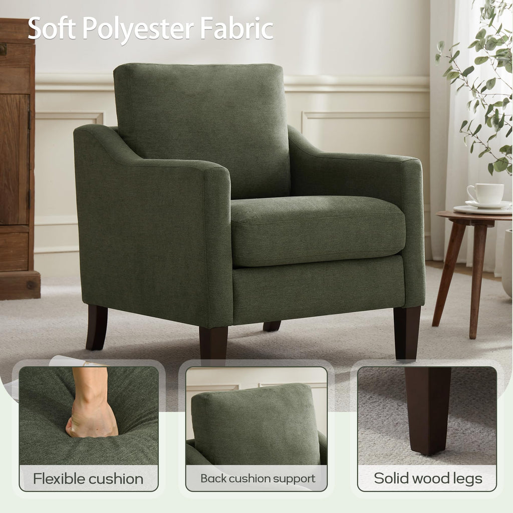 Accent Chairs Set of 2 Green N4999