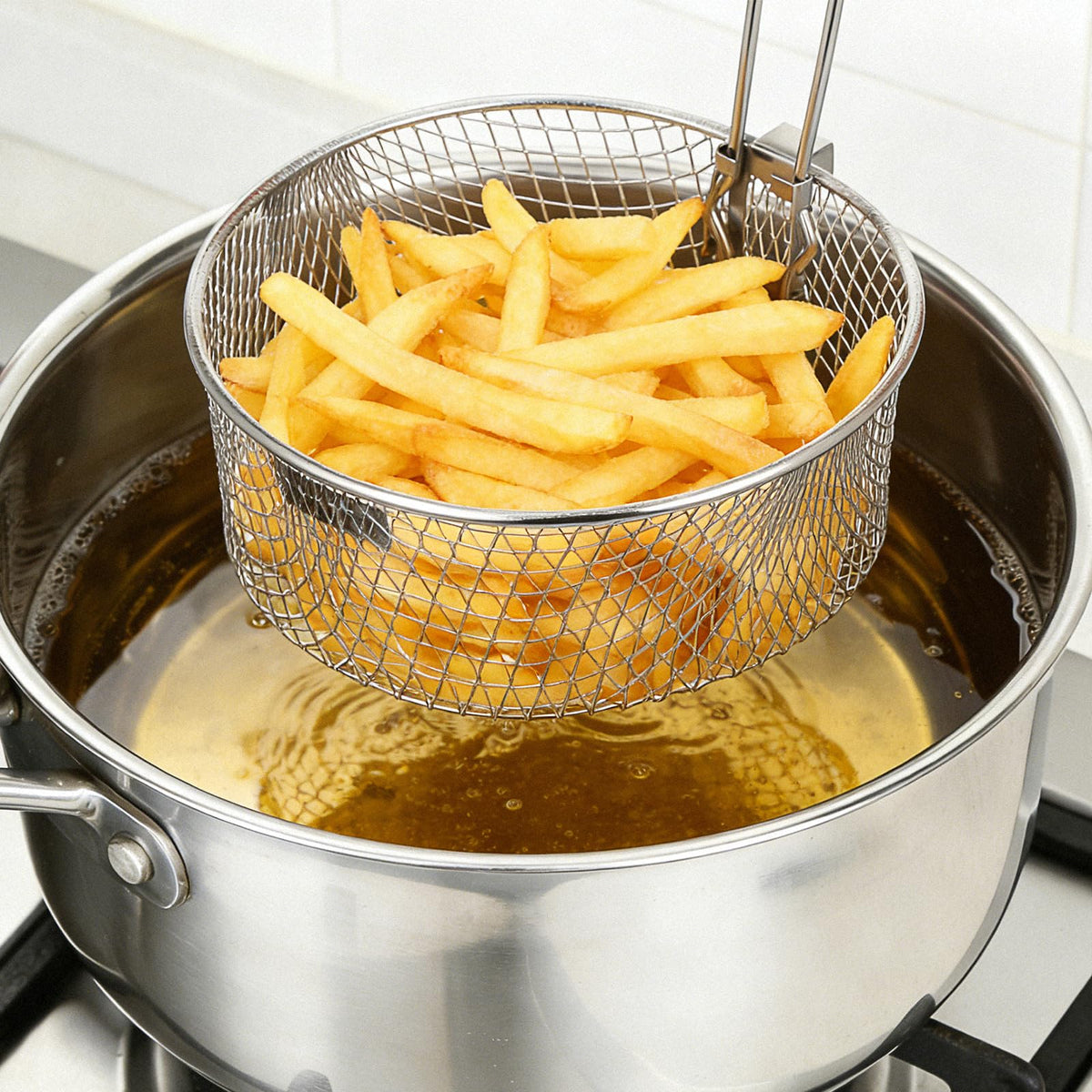 Deep Fryer Basket with Handle Q375406