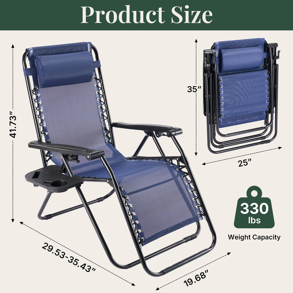 Zero Gravity Chairs Set of 2 K538