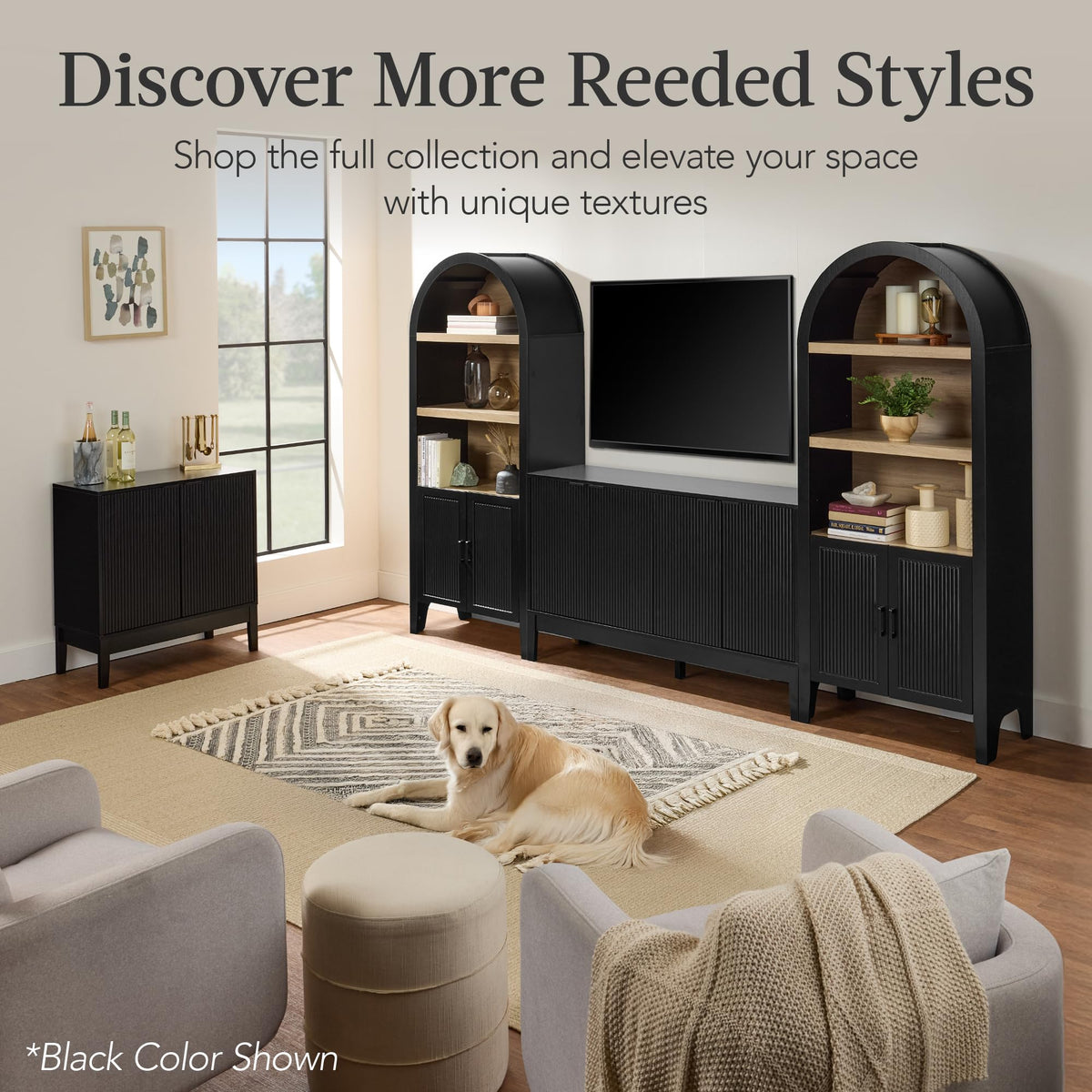 2-Door Storage Cabinet with Adjustable Shelves I4157