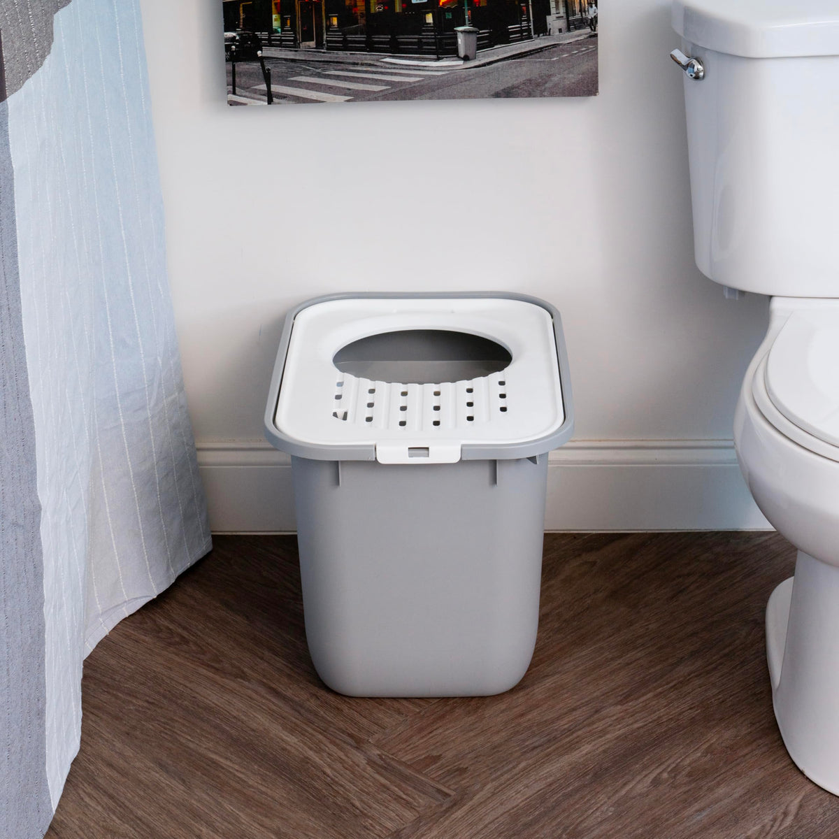 Large Top Entry Hooded Cat Litter Box L1751