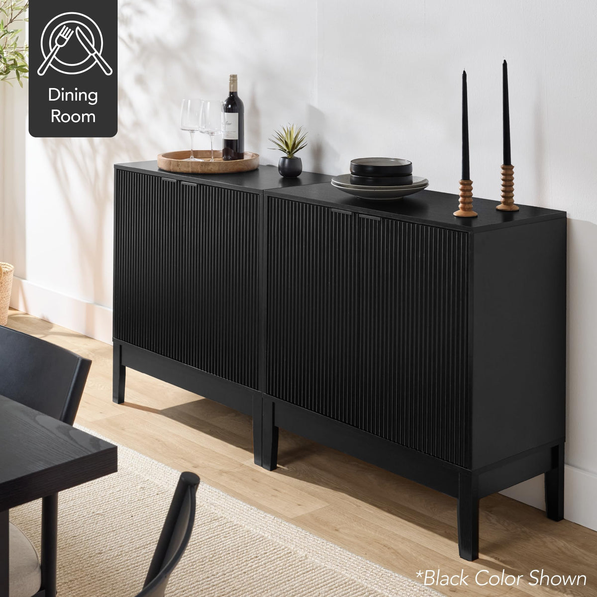 2-Door Storage Cabinet with Adjustable Shelves I4157