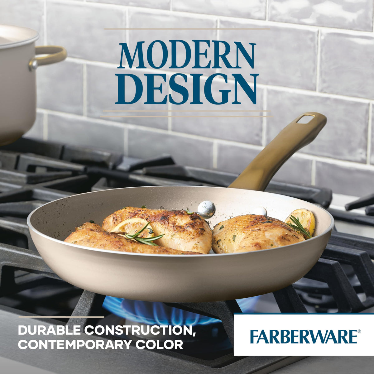 Nonstick Cookware and Pot Set with Lids, Dishwasher Safe, 12 Piece X14742