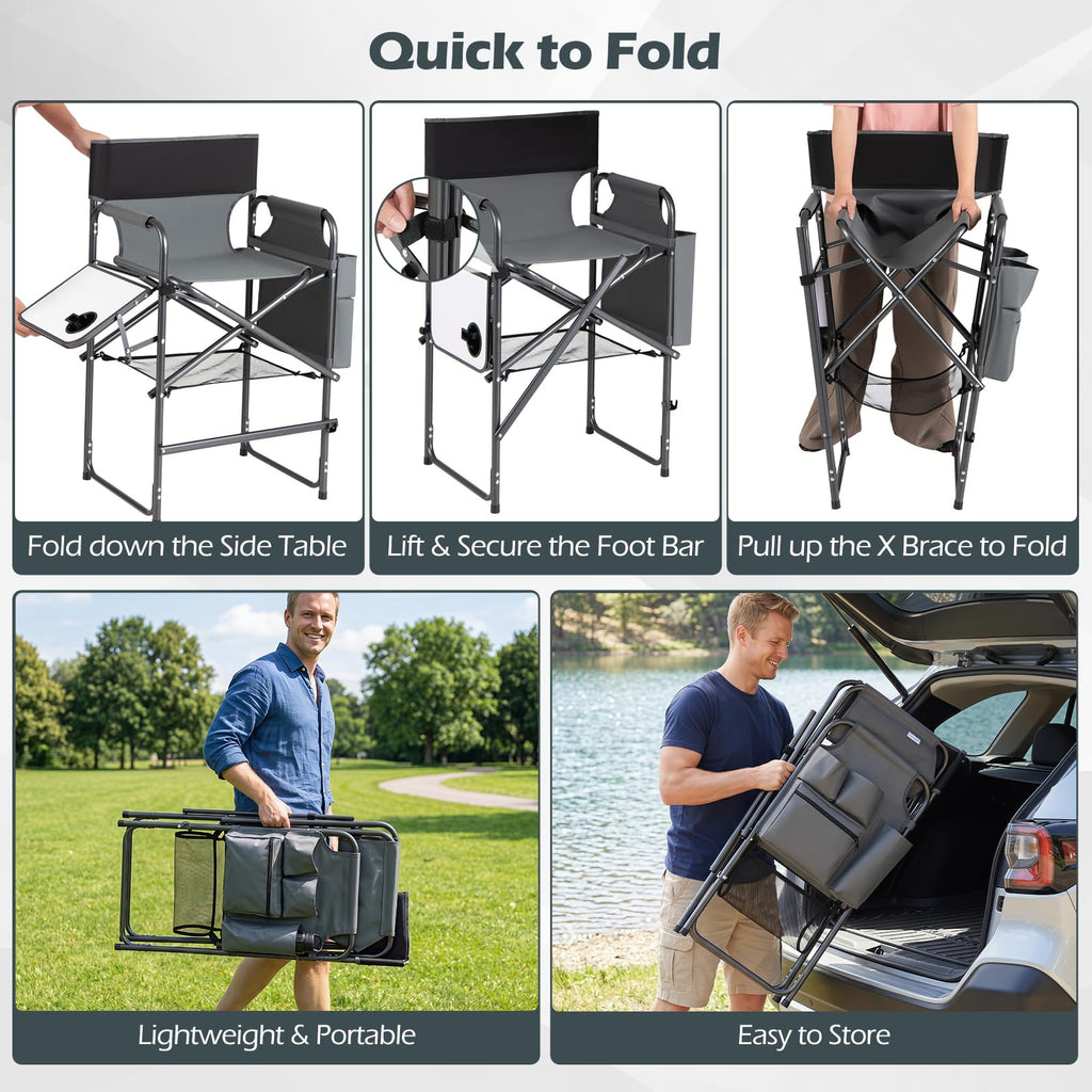 Folding Tall Director Chair D369998