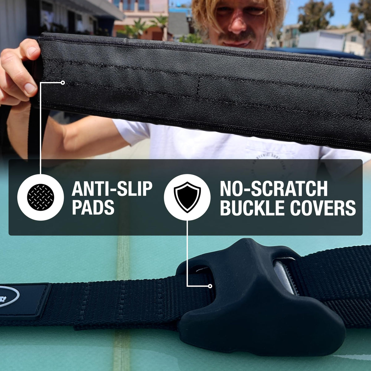 Padded Surfboard Car Racks S383