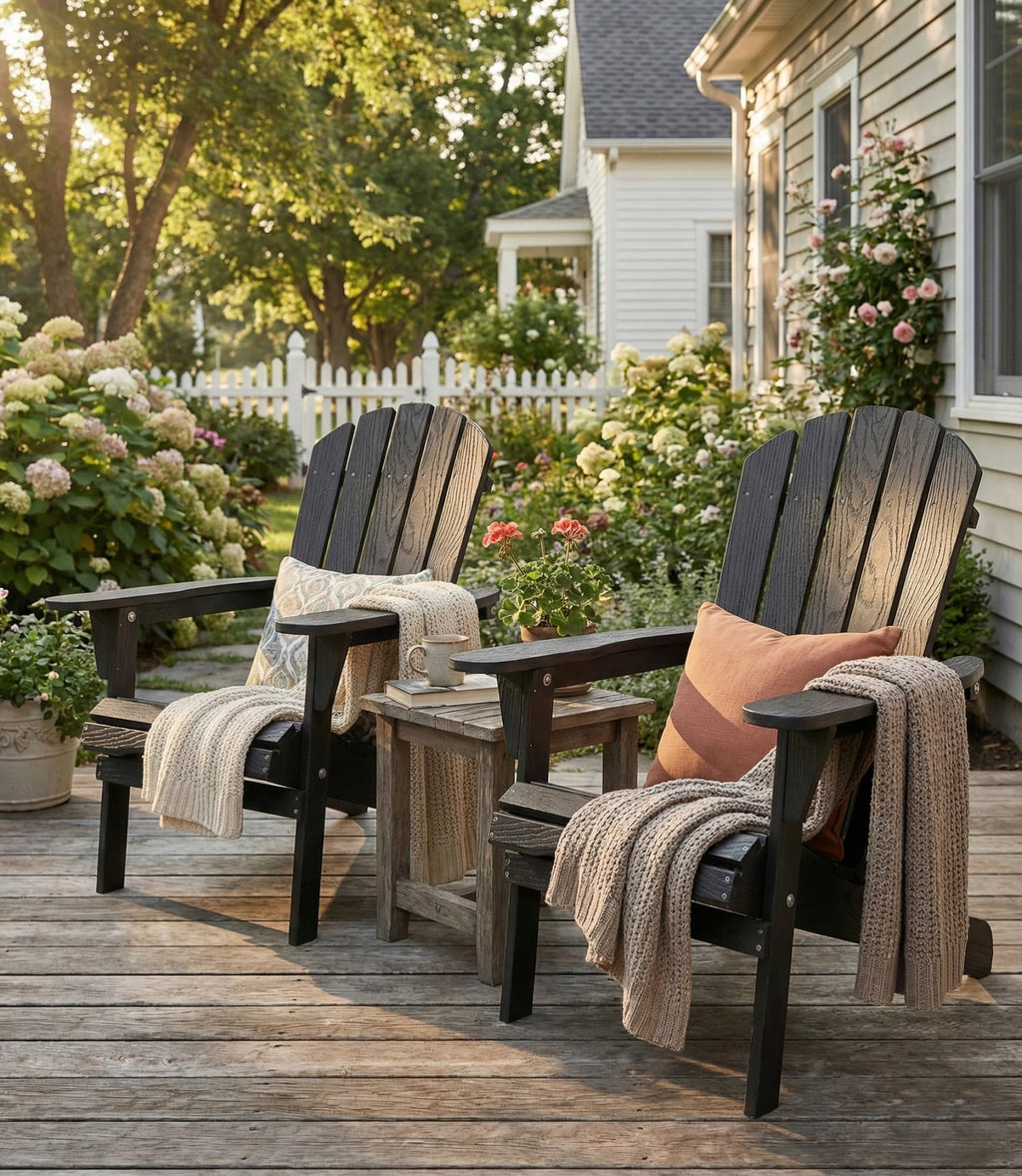 Folding Solid Cedar Wood Adirondack Chair G682