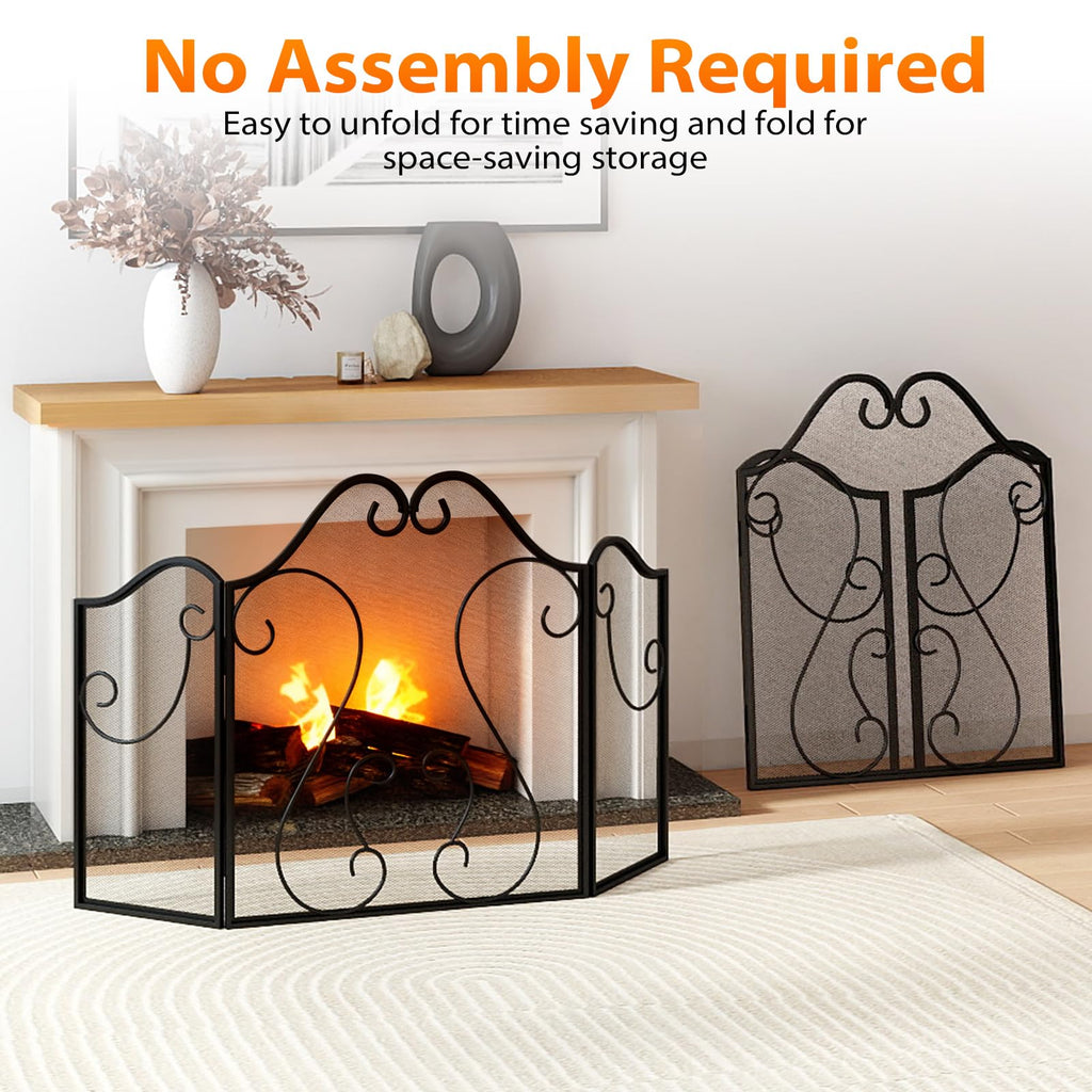 Foldable Fireplace Screen R29570
