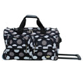 Rolling Duffel Bag, Black, 22" M3343