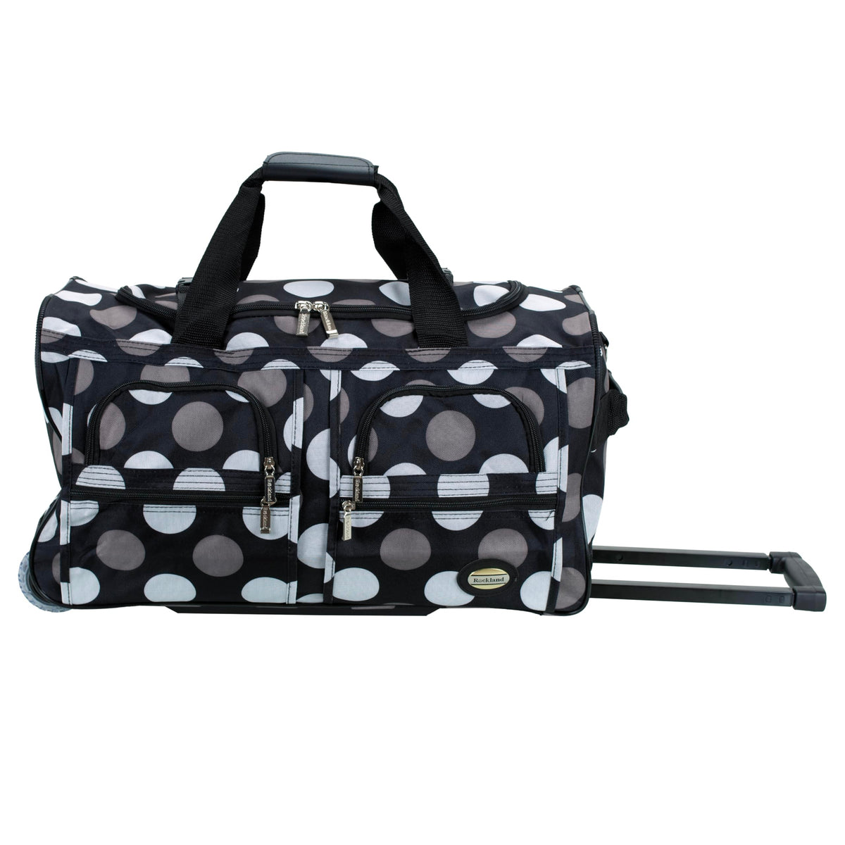 Rolling Duffel Bag, Black, 22" M3343