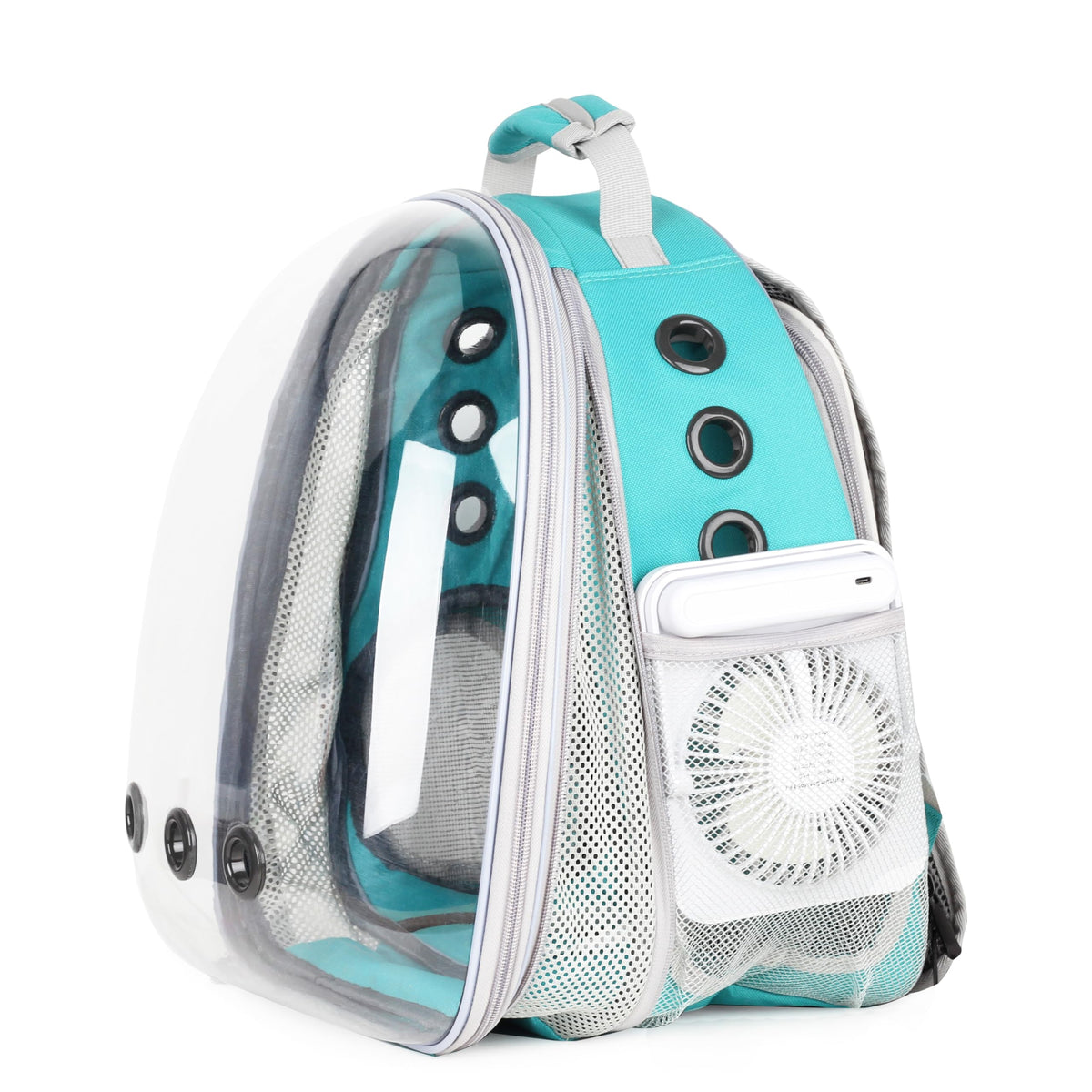 Expandable Cat Backpack with Mini Fan W912