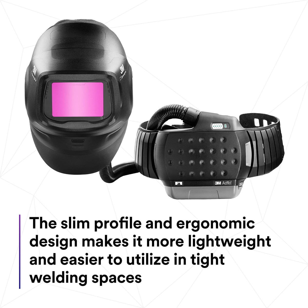 Heavy-Duty Welding Helmet with PAPR Assembly U656