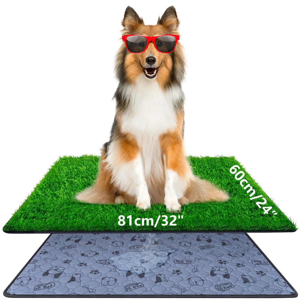 32" x 24" Washable Reusable Artificial Grass Pee Pads D56238
