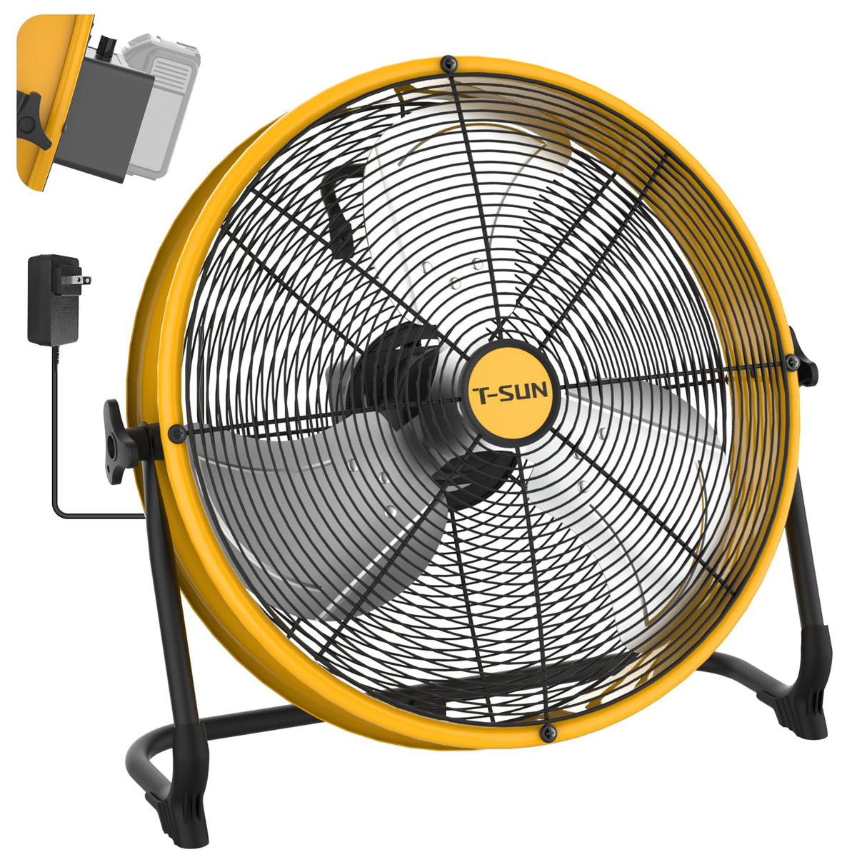 16" Cordless Battery Powered Fan K13791