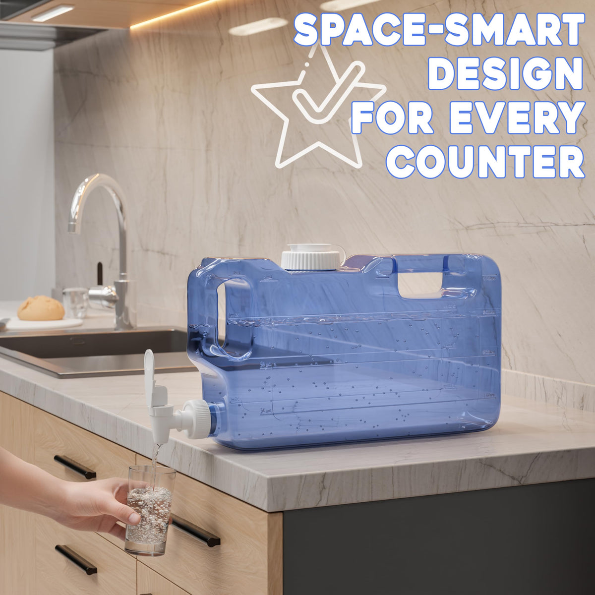 1.1 Gallon Water Dispenser Bottle with Spigot N71990
