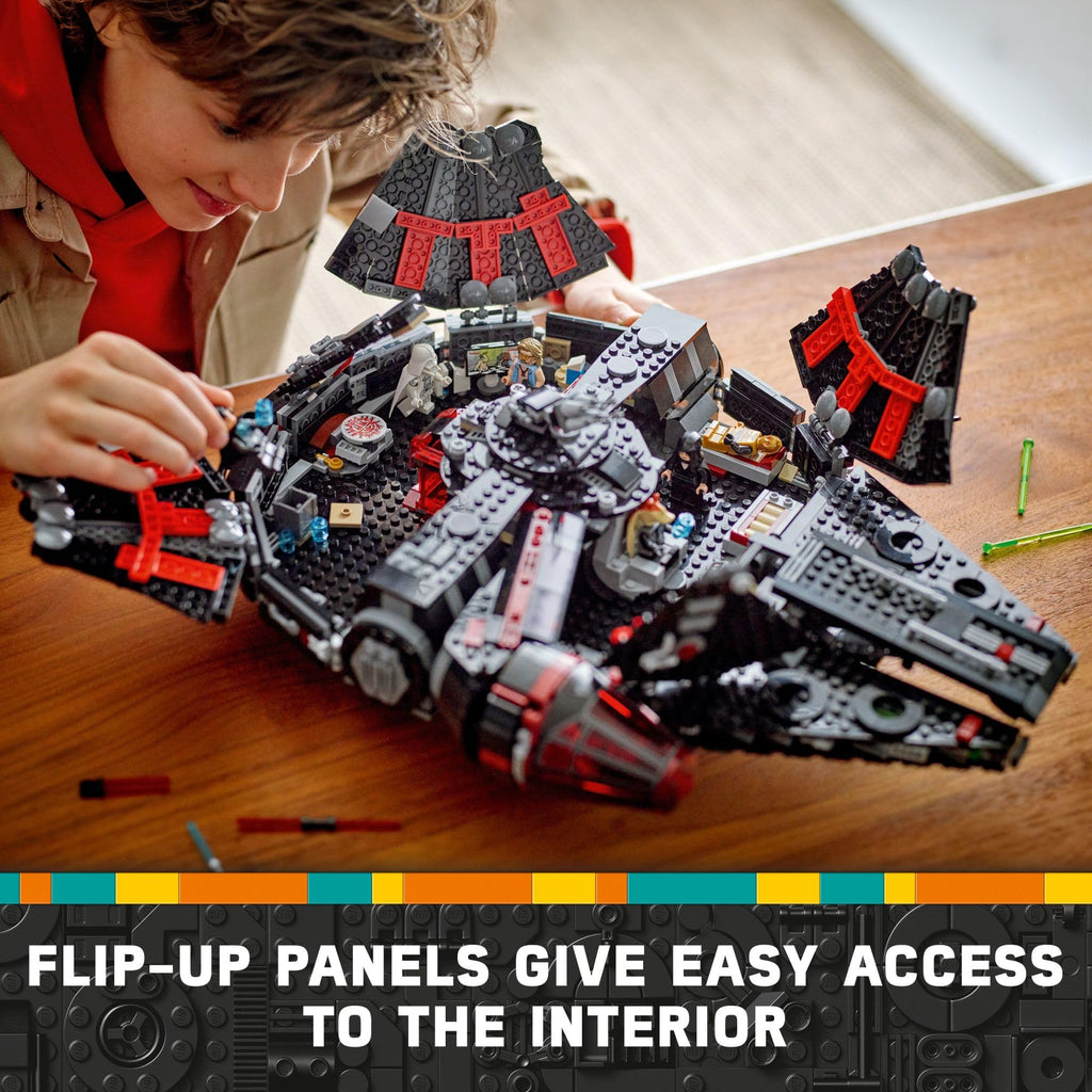 Buildable Starship Toy Set with 6 Minifigures V491705