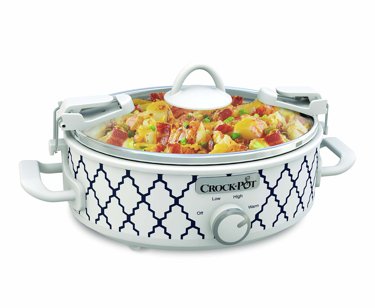 7 Quart Oval Manual Slow Cooker and 2.5 Quart Casserole Slow Cooker J4691