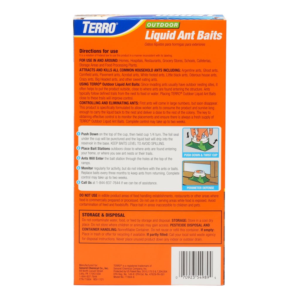 Outdoor Liquid Ant Bait Stations 12-Pack D512373