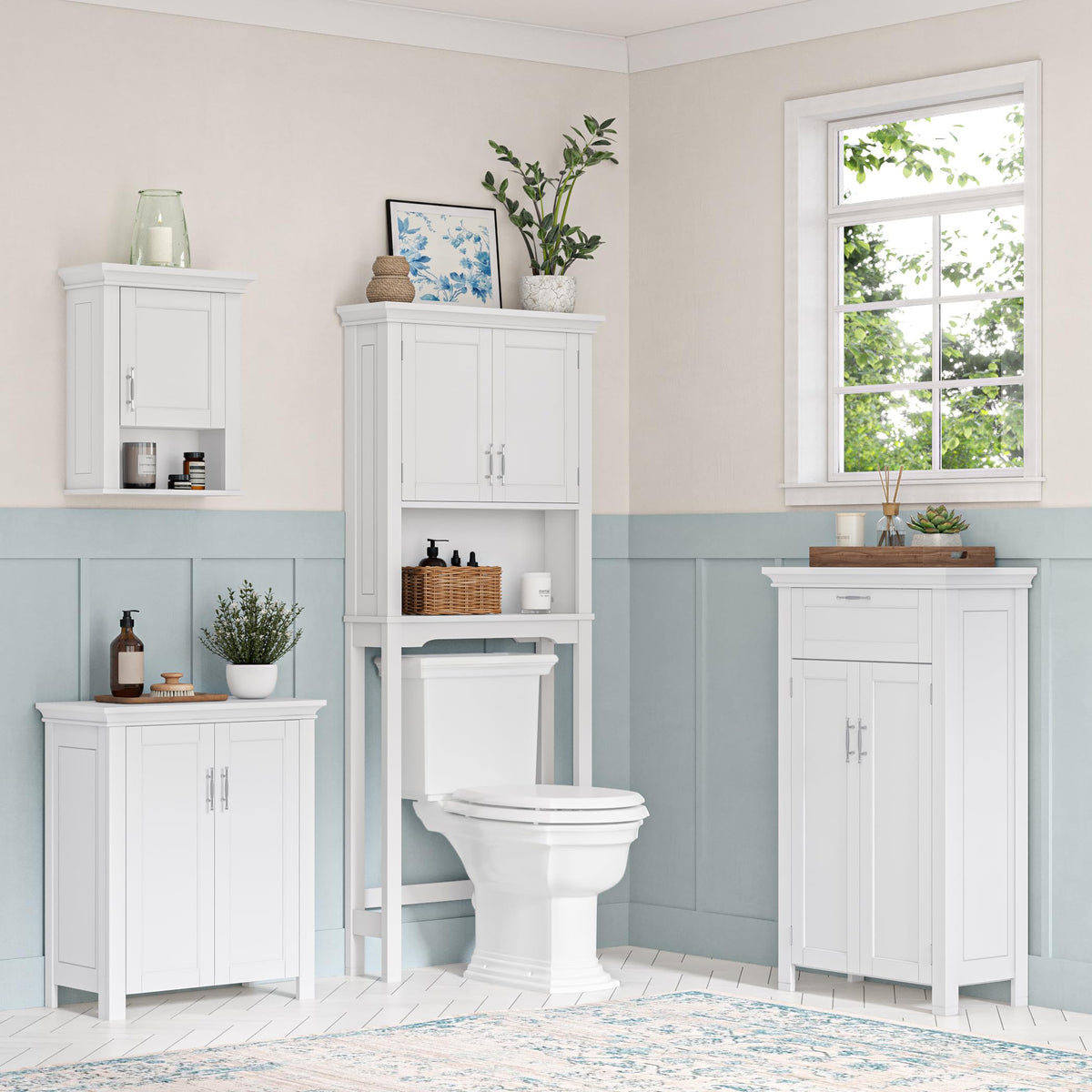 White Wall Mount Medicine Cabinet C65818