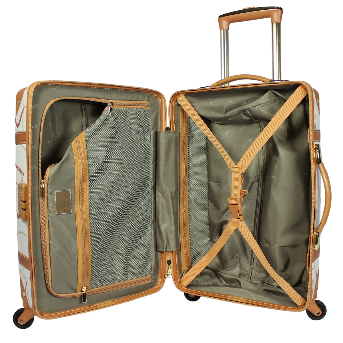 Vintage 20-Inch Hardside Carry-On Spinner Luggage U336