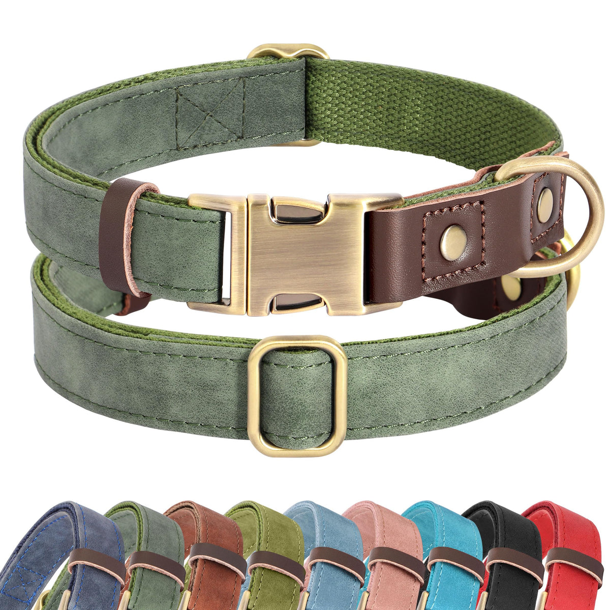 PU Leather Dog Collar U3436