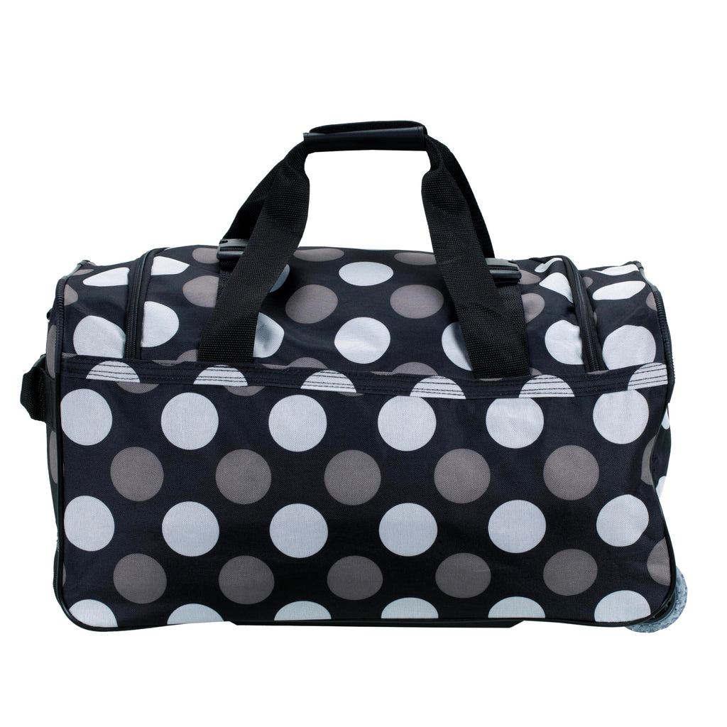 Rolling Duffel Bag, Black, 22" M3343