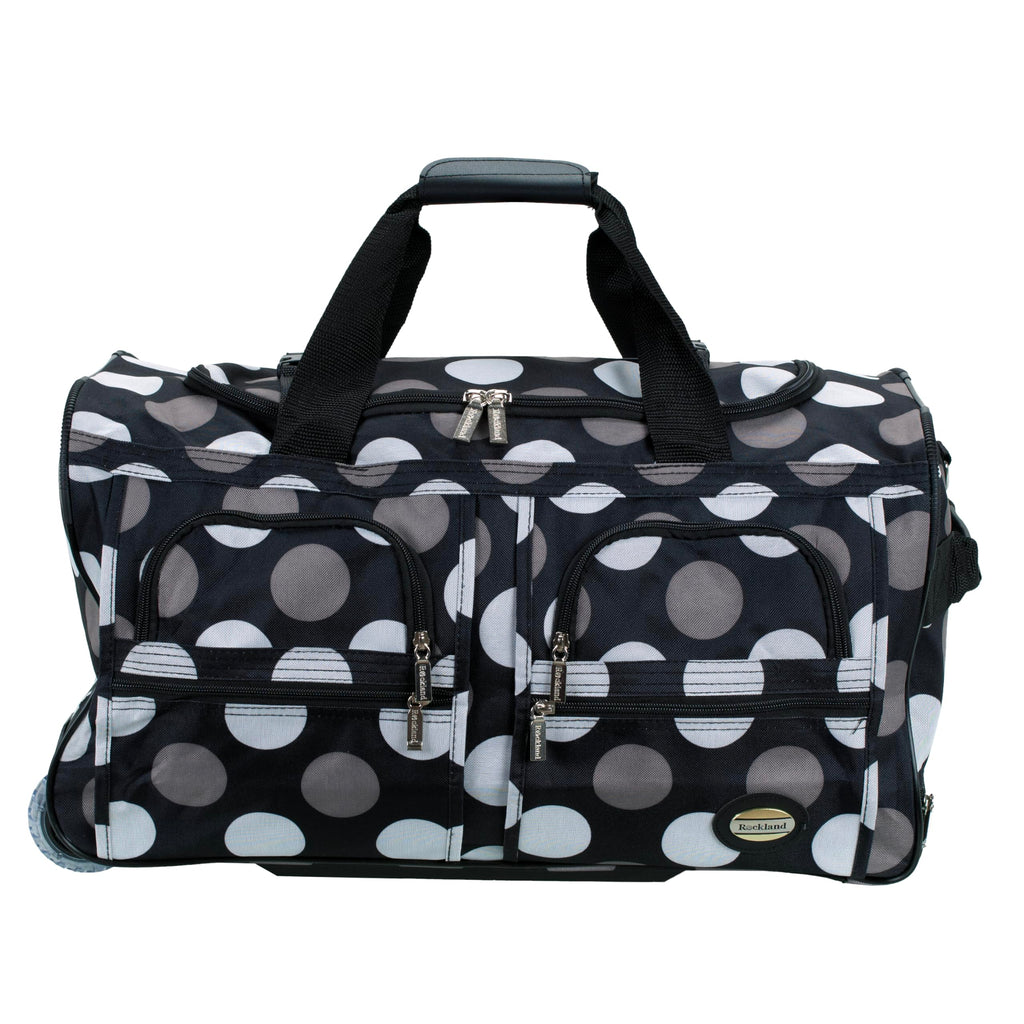 Rolling Duffel Bag, Black, 22" M3343