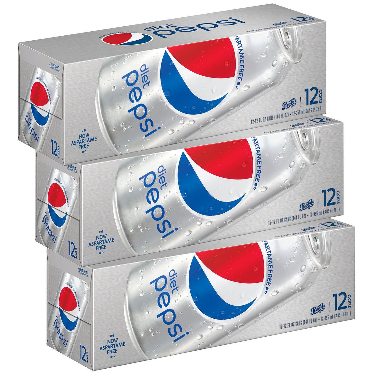 Diet Pepsi Soda 12 fl oz 36 Cans U183