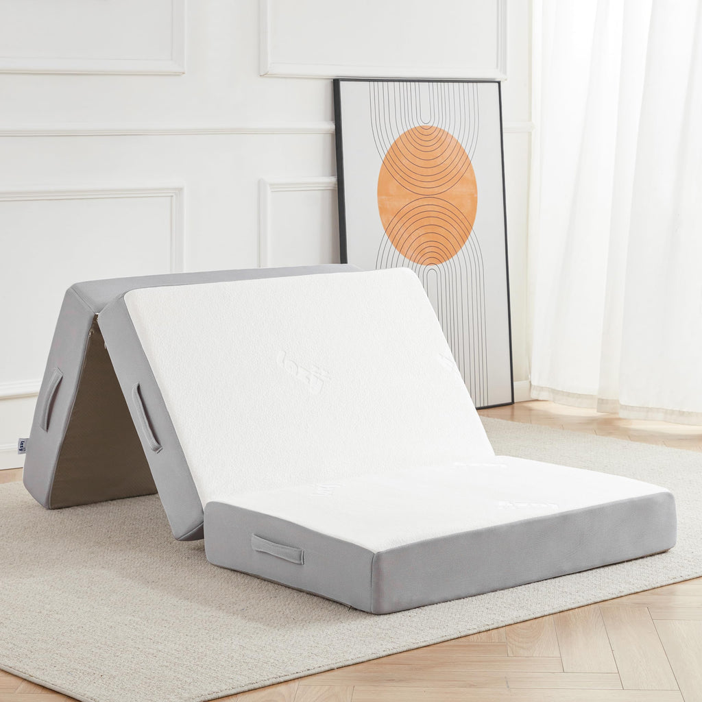 6 Inch Memory Foam Tri-fold Folding Mattress T22550