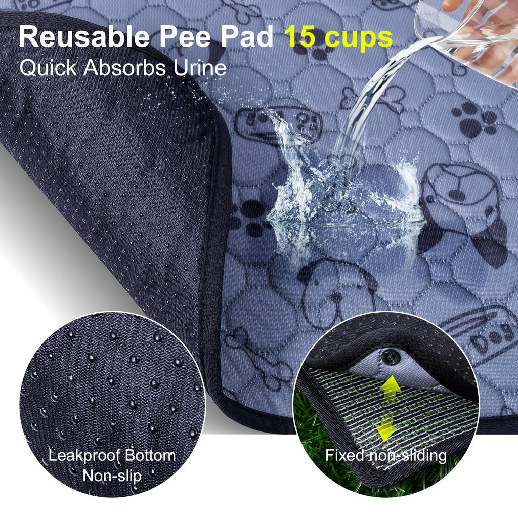 32" x 24" Washable Reusable Artificial Grass Pee Pads D56238