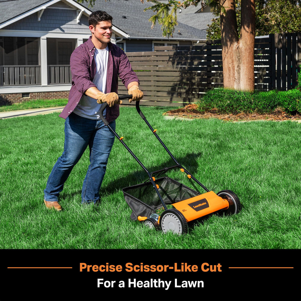20” 5-Blade Push Reel Lawn Mower G752