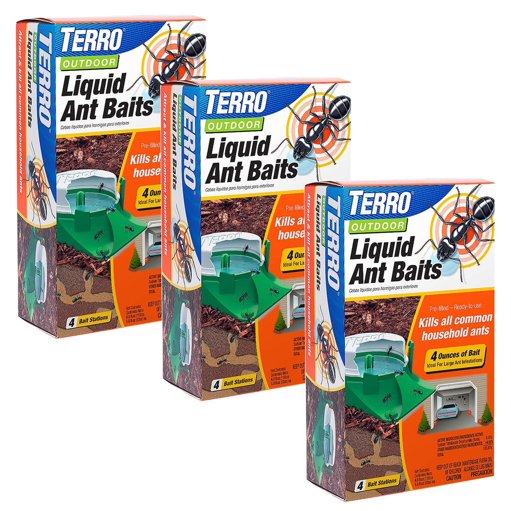 Outdoor Liquid Ant Bait Stations 12-Pack D512373